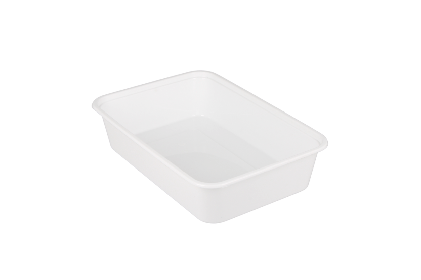 Maaltijdbak PP 500ml wit