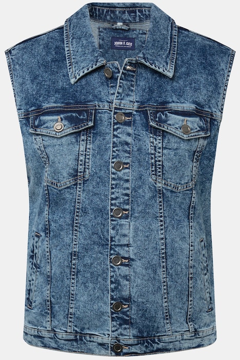 John F. Gee Jeansweste, stonewashed, 4 Taschen, bis 84/86