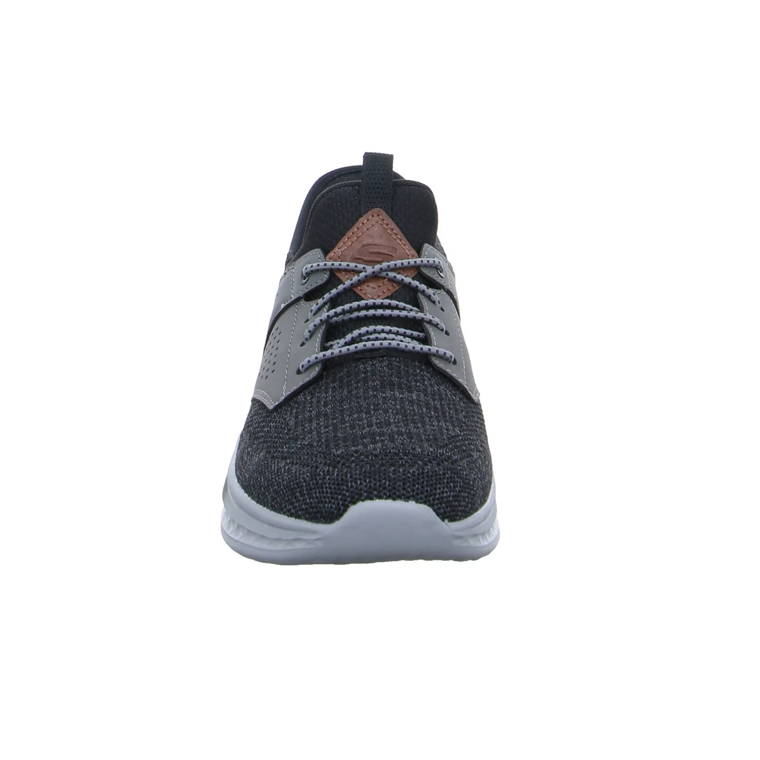 SKECHERS Halbschuhe Sneaker Stoff Dunkelbraun Synthetik