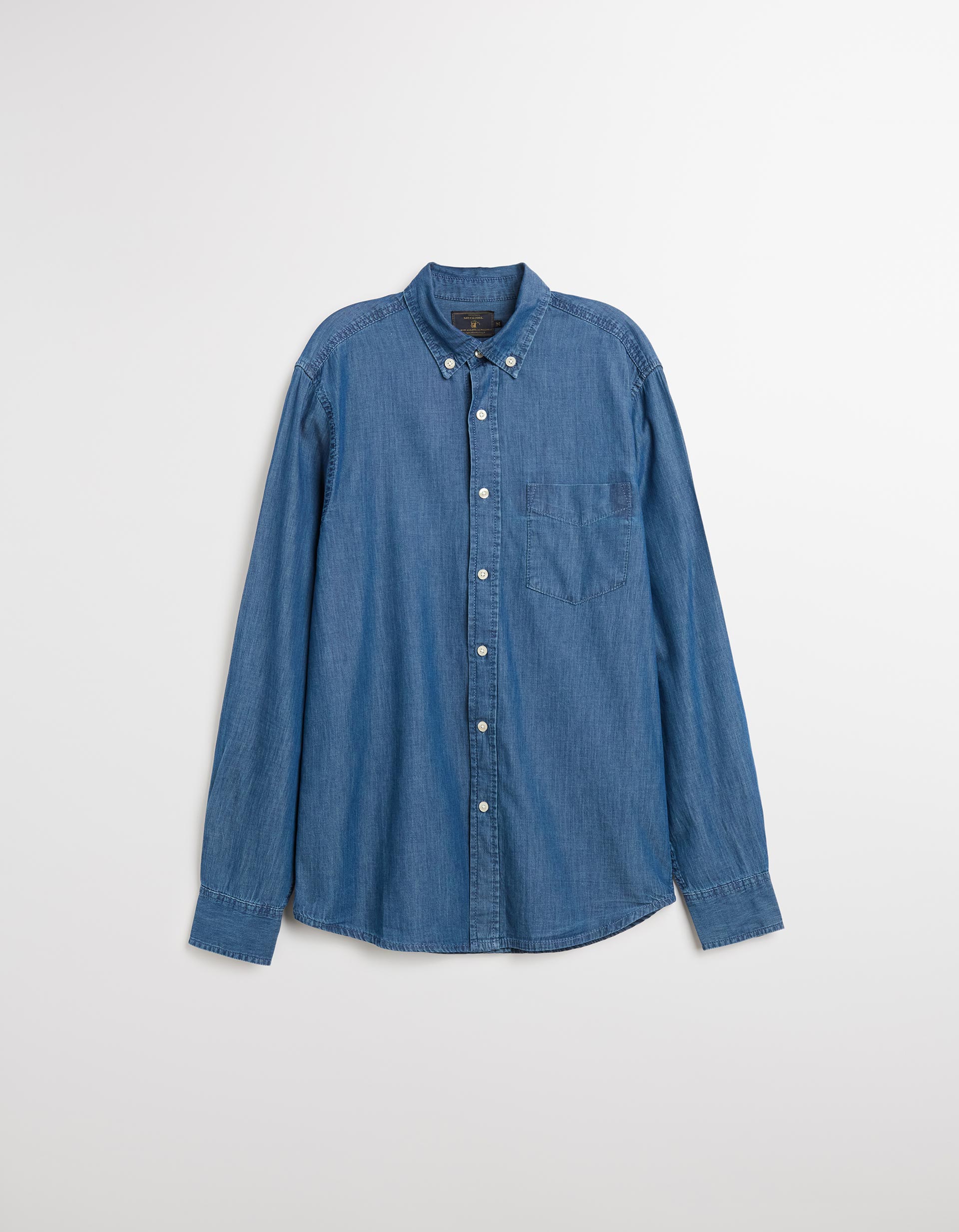 Camisa de Ganga, Homem, Azul