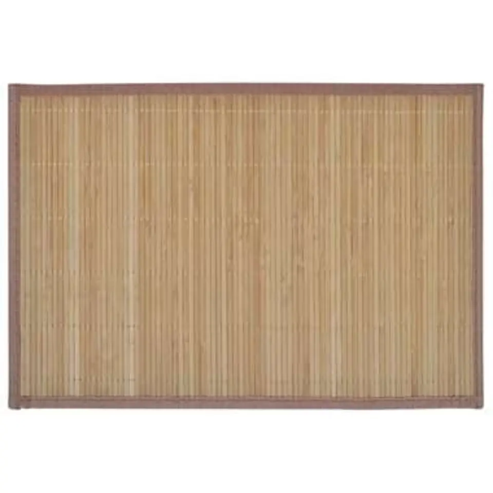 vidaXL - Placemat - Bruin - Bamboe