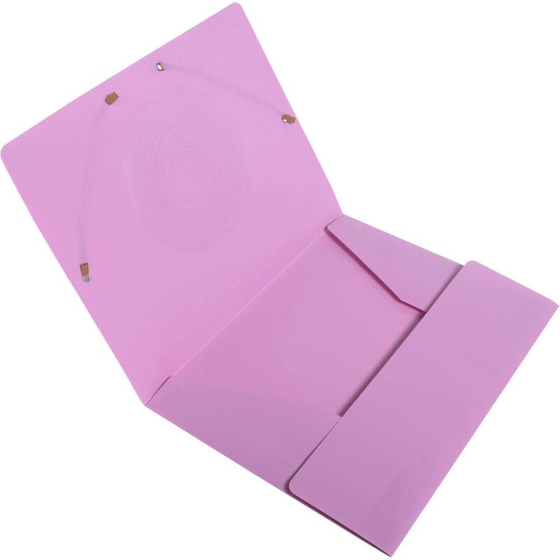 Chemise à élastiques 3 rabats polypropylène recyclé Ellipse - A4 - Couleurs assorties