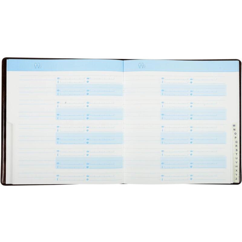 Bradel 21x19cm répertoire + fax 100 pages