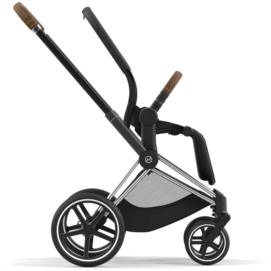 cybex PLATINUM Kombikinderwagen Priam Chrome Brown Dark Navy Conscious Collection