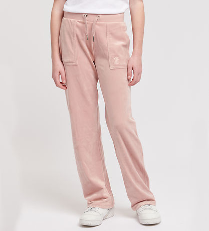 Juicy Couture Velours Hosen - Tonal - Adobe Rose
