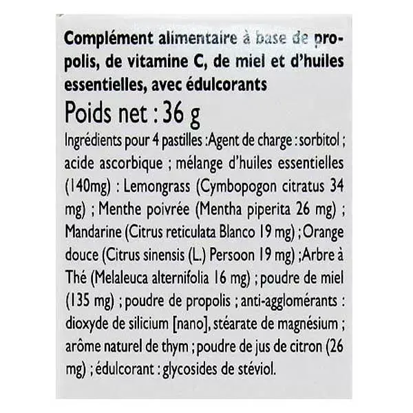 Le Comptoir Aroma Respir' Pastilles Gorge Citron Miel 24 pastilles