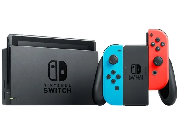 Nintendo Switch - Spilkonsol - Full HD - neonblå/neonrød - Nintendo Switch Sports - med Nintendo Switch Sports Set