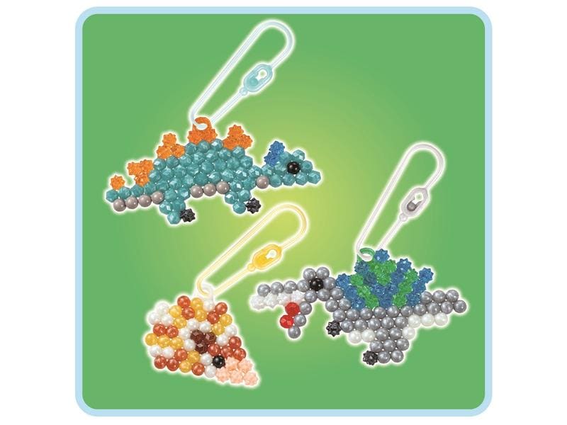 Aquabeads Bastelset Dinosaurier Bastelperlen zum Thema Dinos