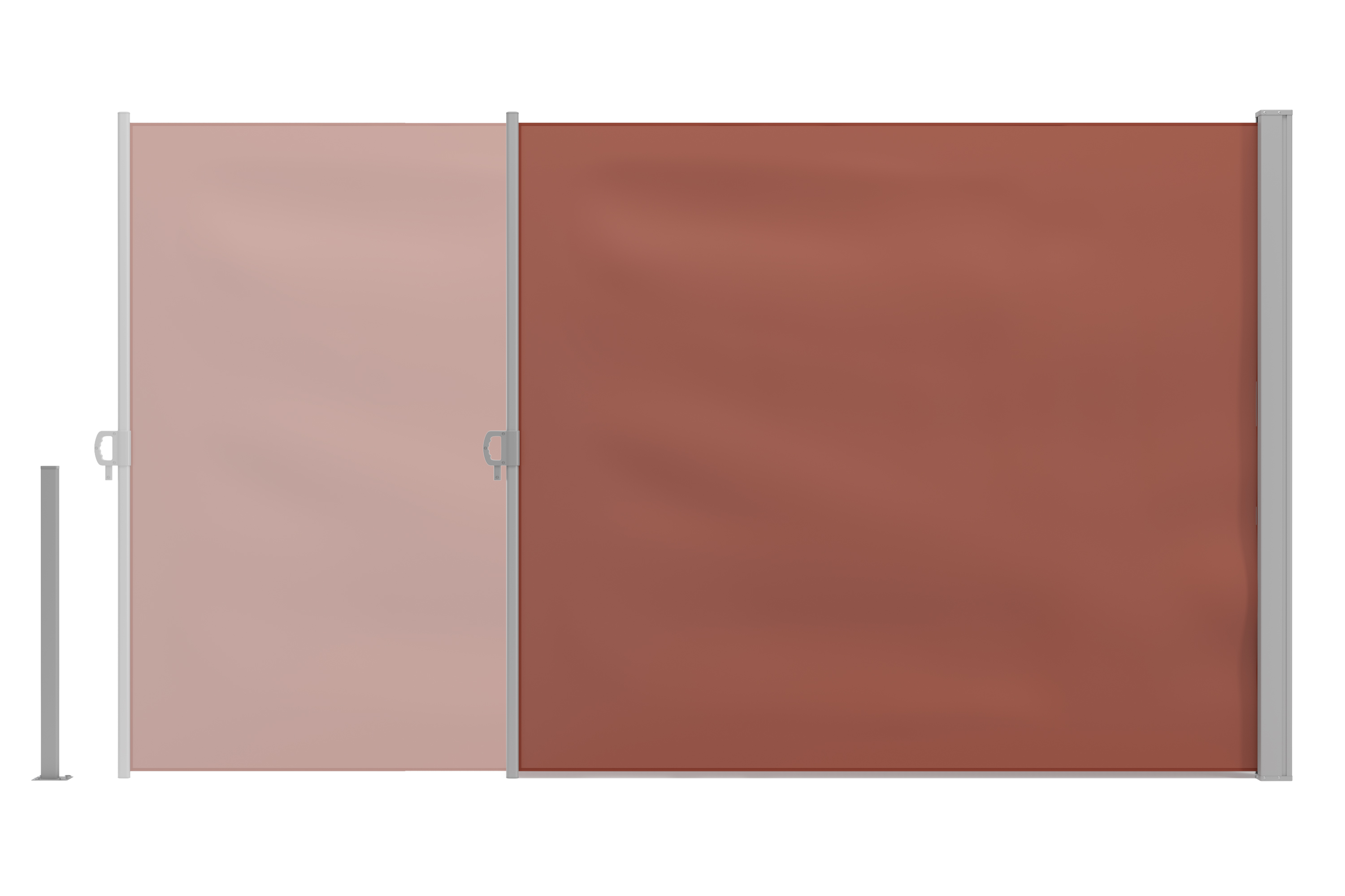 Seitenmarkise VIA 160 x 300 cm braun