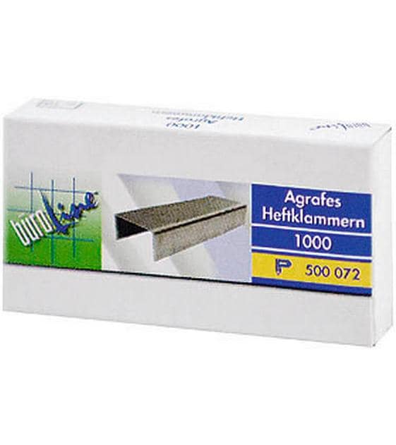 Büroline Heftklammer No. 10 1000 Stück Norm-Klammern