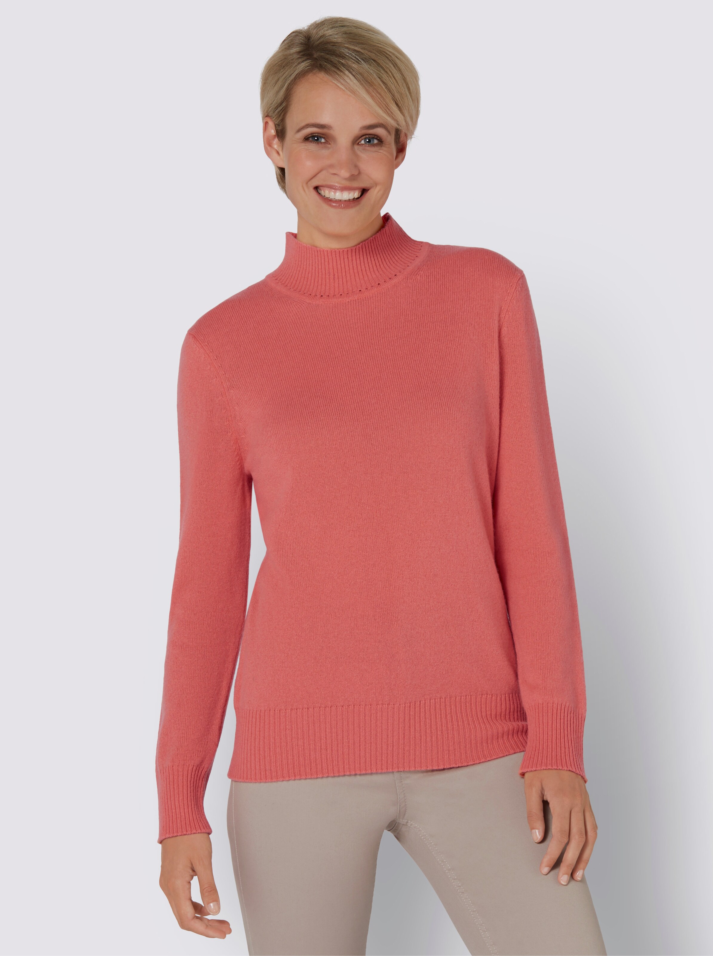 Stehkragenpullover