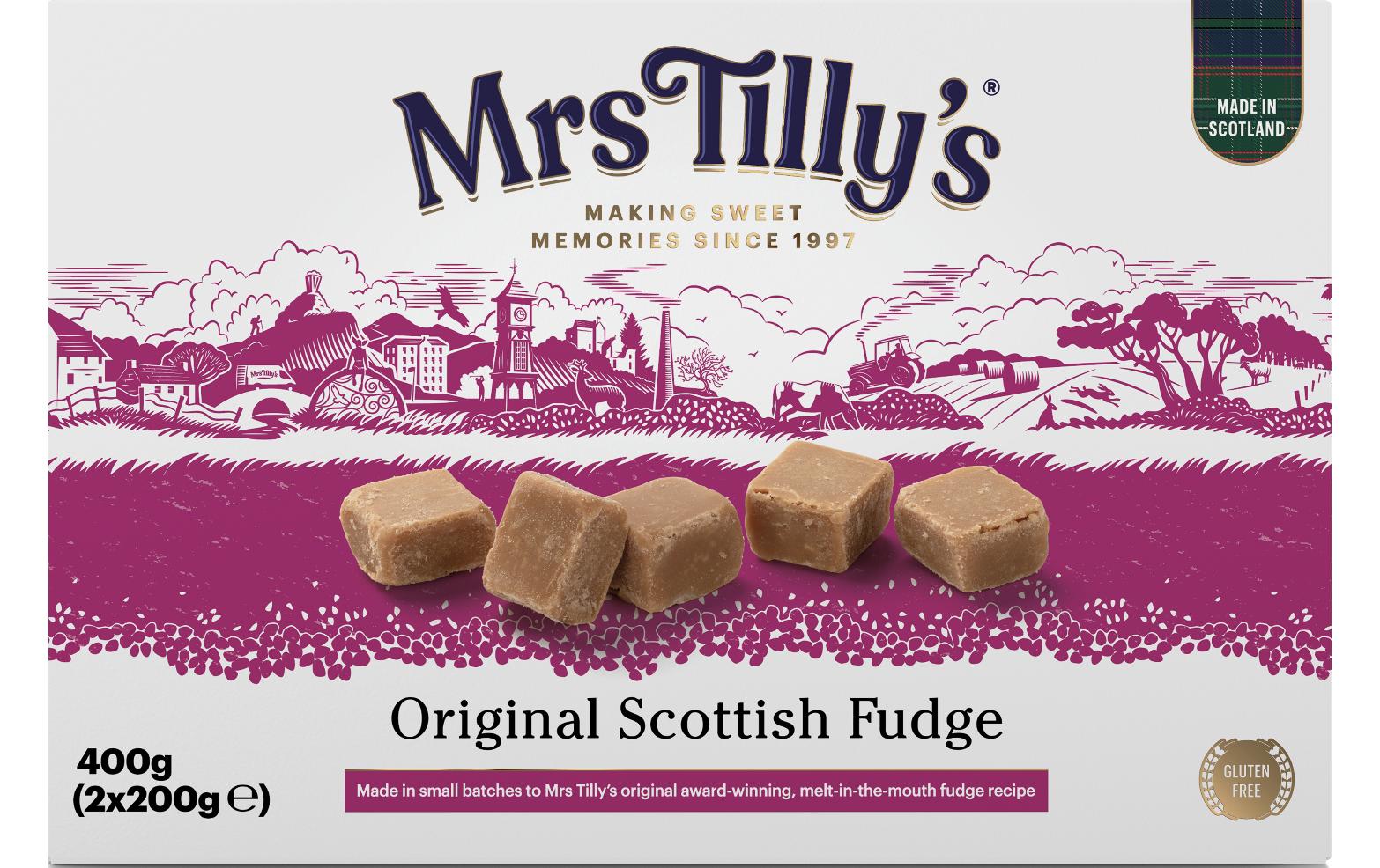 Scottish Fudge Box 400 gWürfel aus Karamell