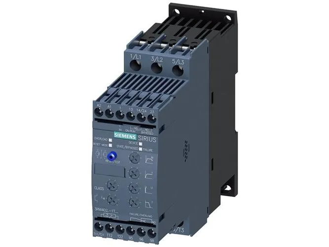 Siemens 3RW4027-1TB05 3RW40271TB05 Enhed til blød start Motorydelse ved 400 V 15 kW 600 V Nominel strøm 32 A