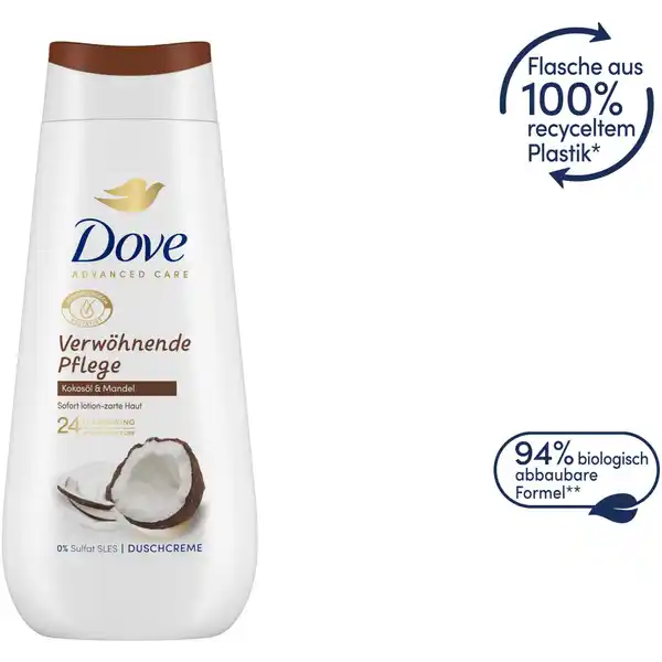 Duschcreme Advanced Care Verwöhnende Pflege Kokosöl & Mandel