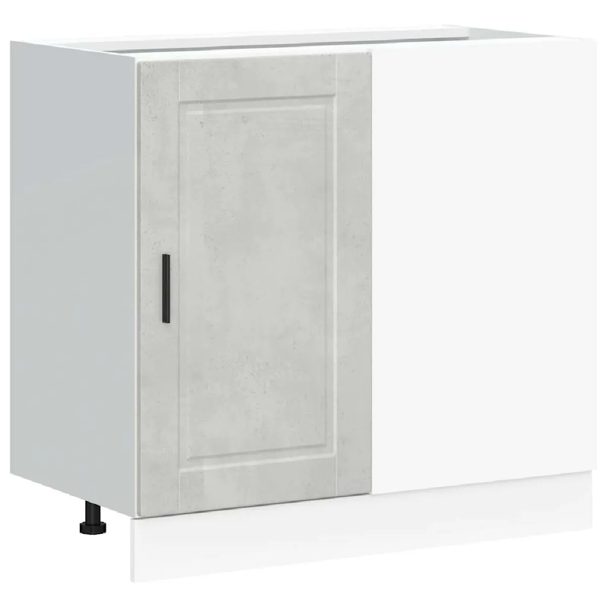 vidaXL Armoire de Cuisine Porto Gris Béton