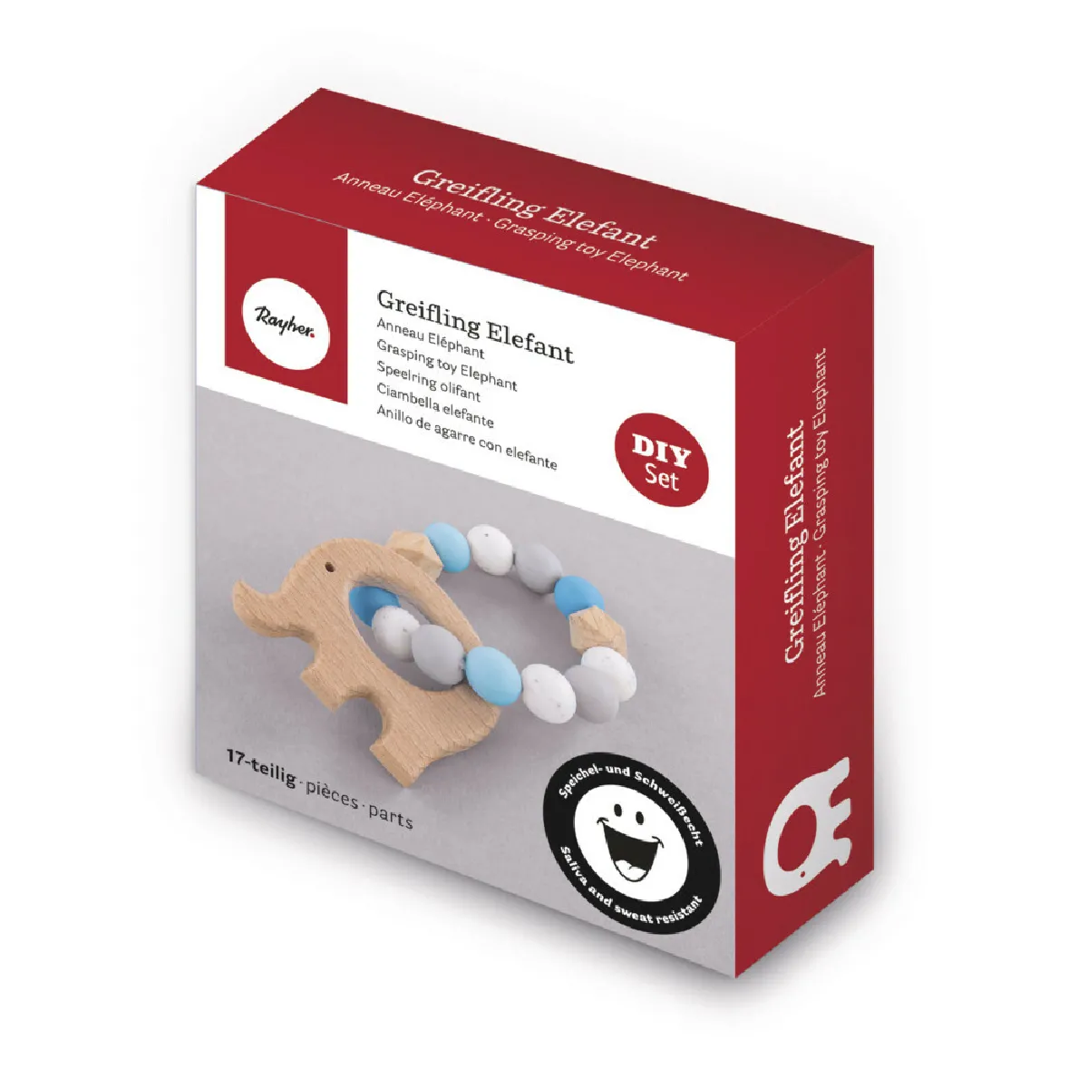 Rayher Kit DIY Anneau de dentition Elephant