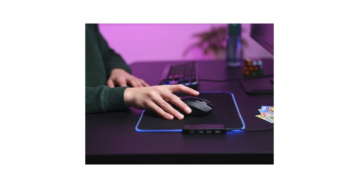 TrustGXT 923  Ybar Wireless gaming muis  (Zwart, RGB, 7200 dpi)