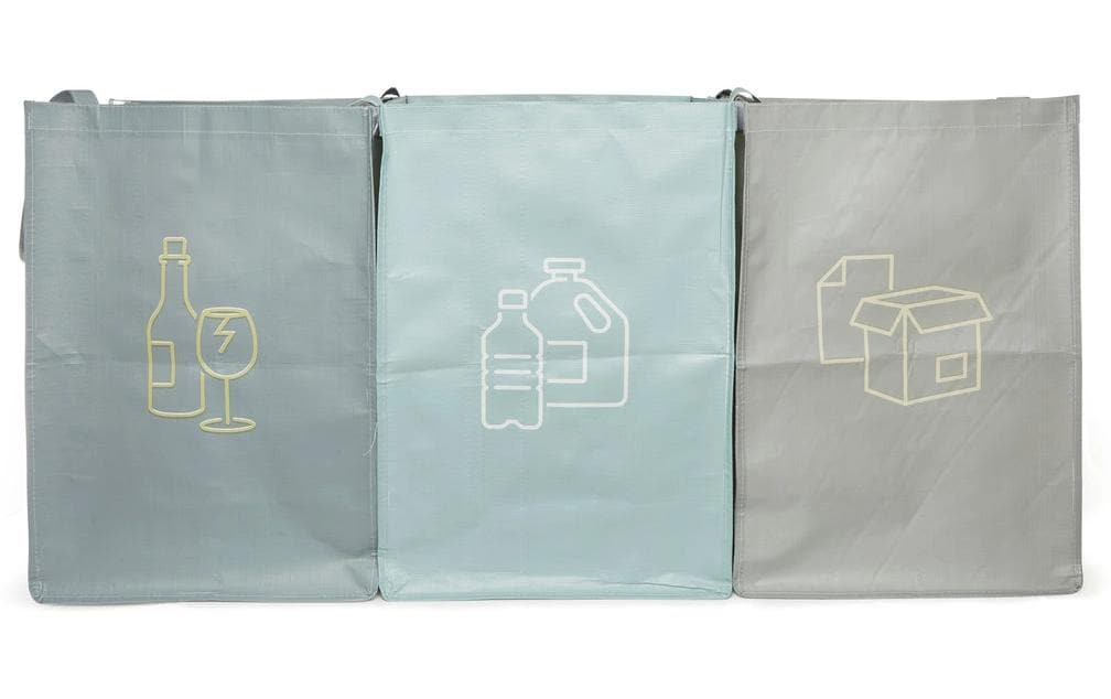 Recyclingtasche OR111 3 Stück, Braun/Grau/GrünRecyling-Station