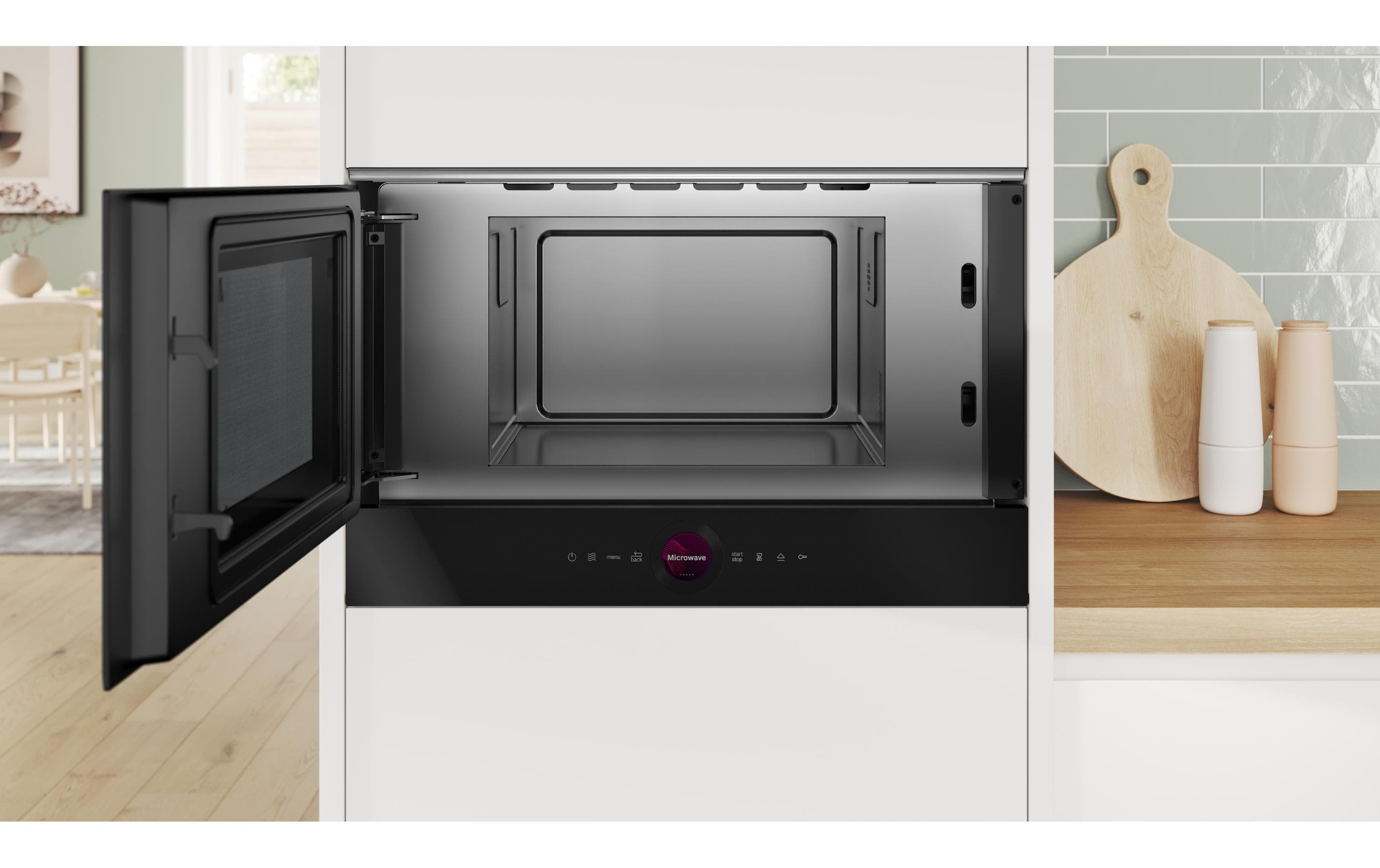 BOSCH Einbau-Mikrowelle »Serie 8 BFL7221B1 Links« 900 W