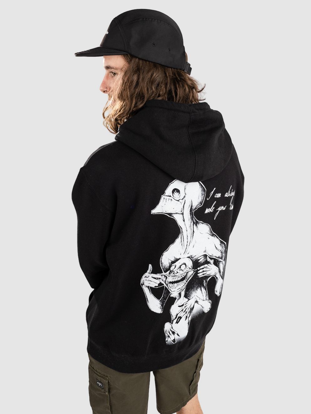 Any Means Necessary I Can Always Make You Smile Hoodie black