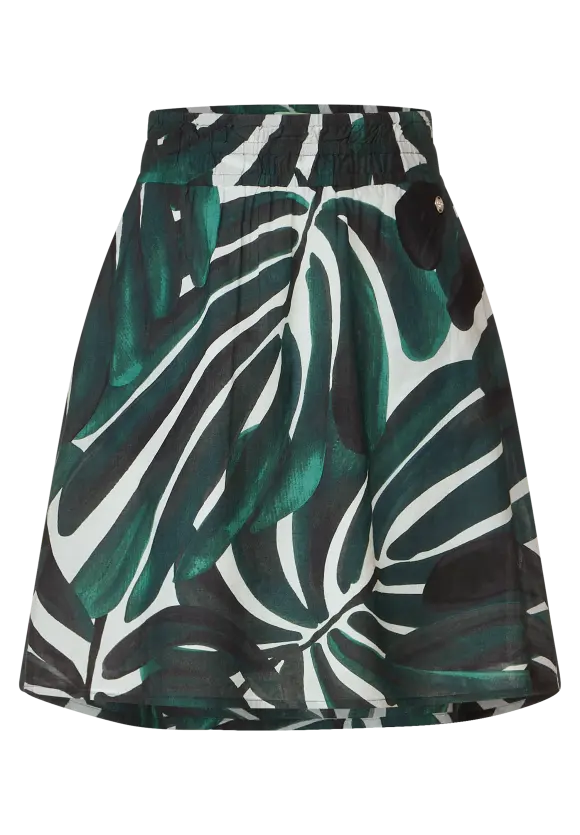 Palmenprint Rock - lagoon green