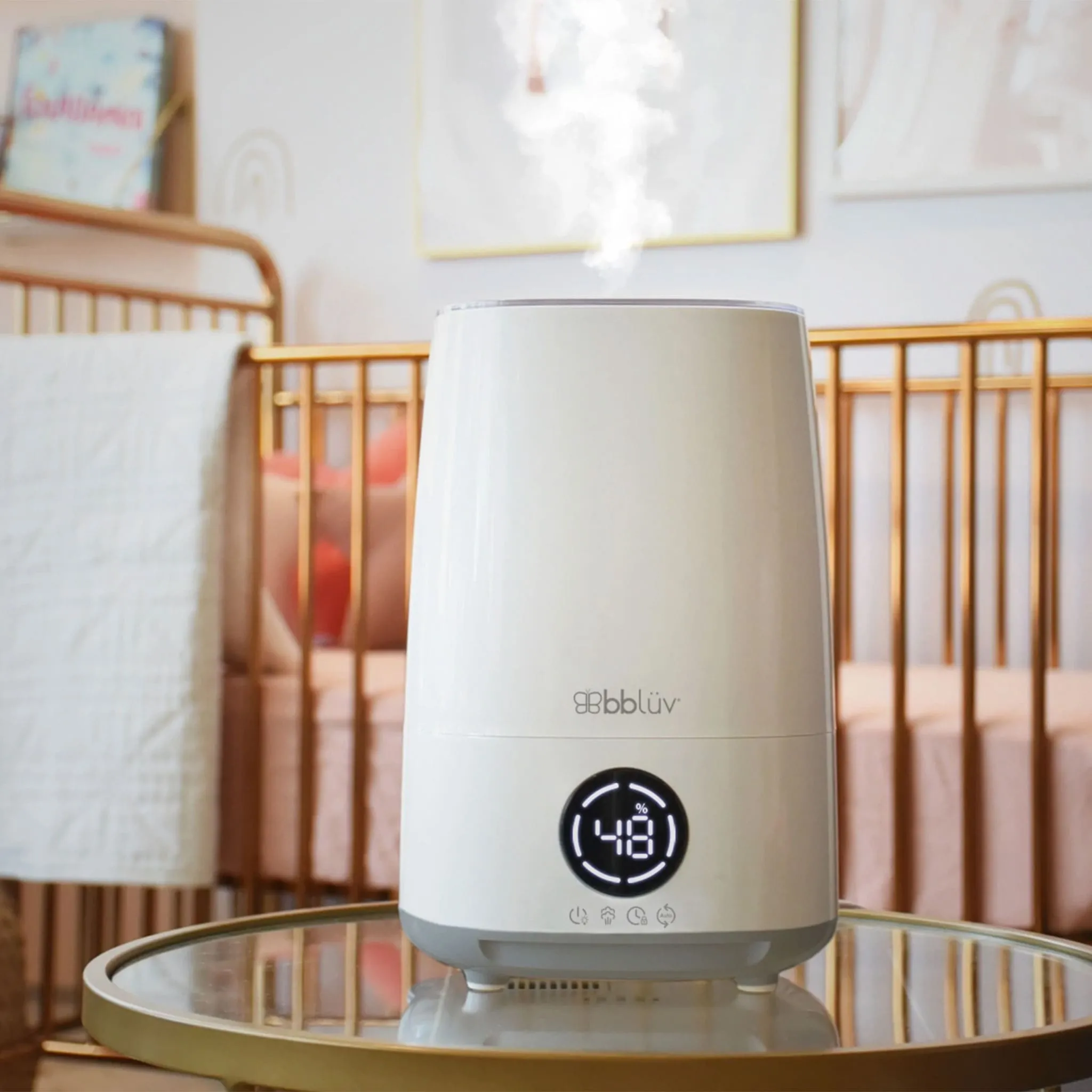 Bblüv Humidificateur et Purificateur d'Air Ultrasonique 4-en-1 Umidö
