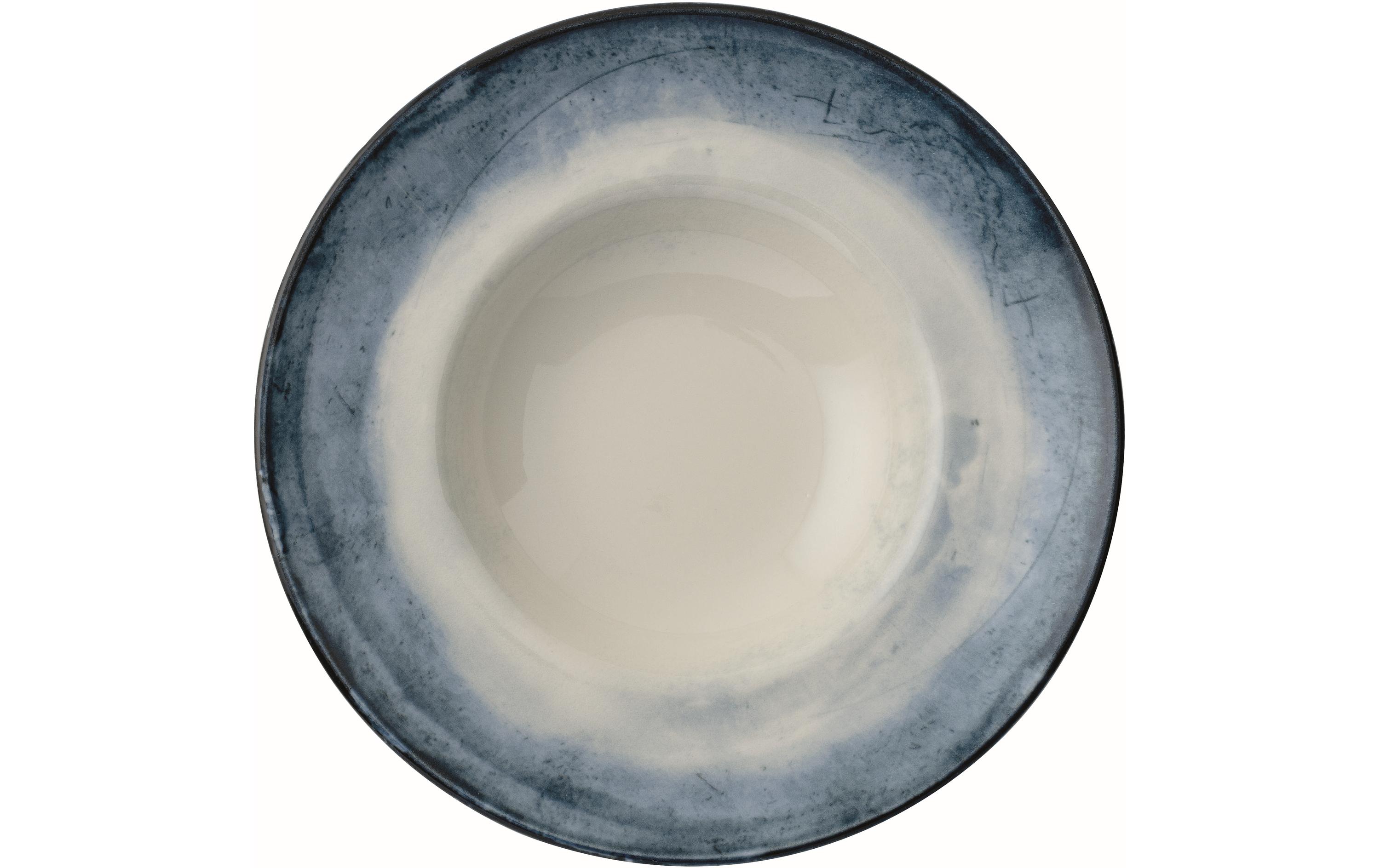 Suppen- & Pastateller Shade Sea Ø 27 cm, 4 Stück, Blau/WeissTeigwarenteller Set aus Porzellan