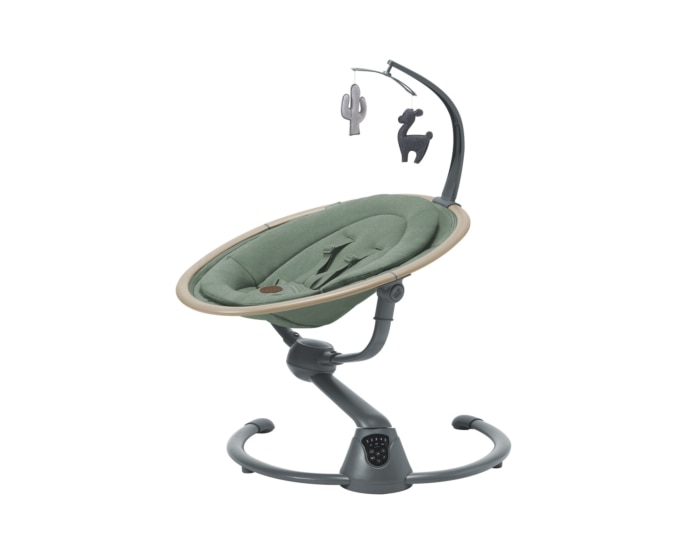 Cassia Elektrische Schaukel 0 - 6 M   0 - 9 kg    Automatische Bewegungserkennung  |    Um 360° drehbarer Sitz  |    12 beruhigende Melodien  |    Besonders geringes Gewicht |