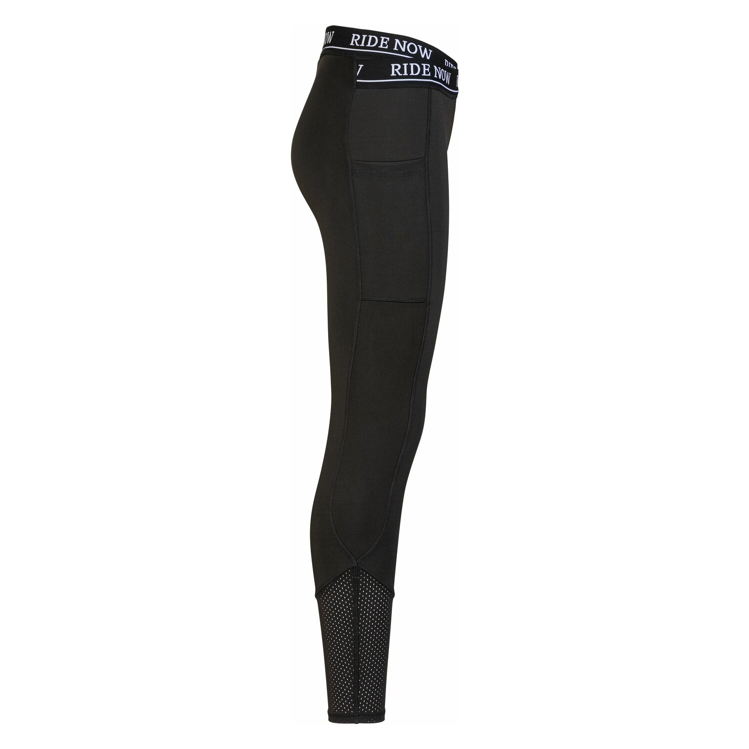 RIDE now Grip-Kniebesatz Reitleggings  - black