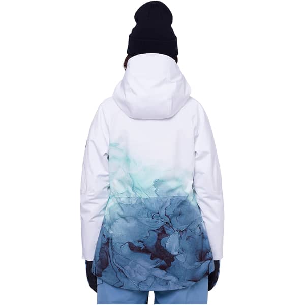 Veste snowboard 686 WMNS HYDRA INSULATED JACKET WHITE ORION BLUE CLOUD2BREAK