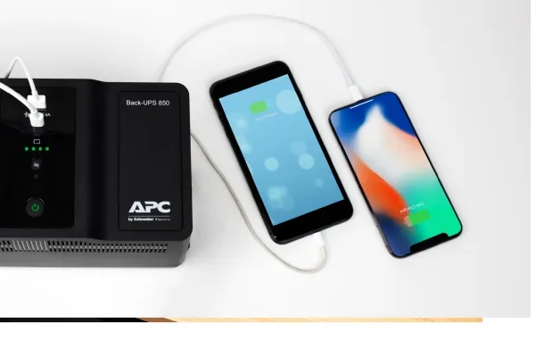 APC Back-UPS BE850G2-GR - UPS - AC 230 V - 520 Watt - 850 VA - output-stikforbindelser: 8 - sort