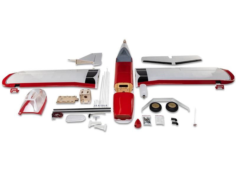 Hangar 9 Motorflugzeug Pawnee Brave 20cc 2210 mm ARF Tiefdecker ARF Bausatz für Benzin- oder Elektromotoren