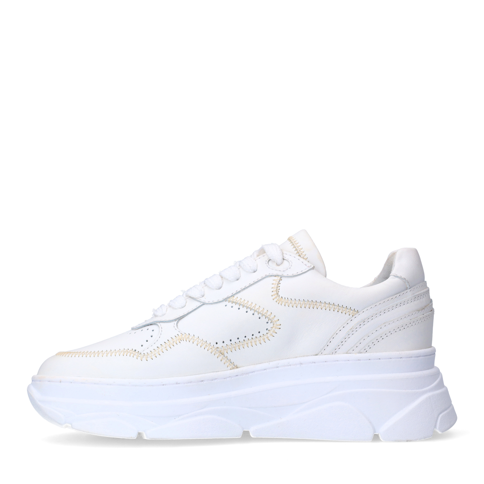 Witte leren sneakers