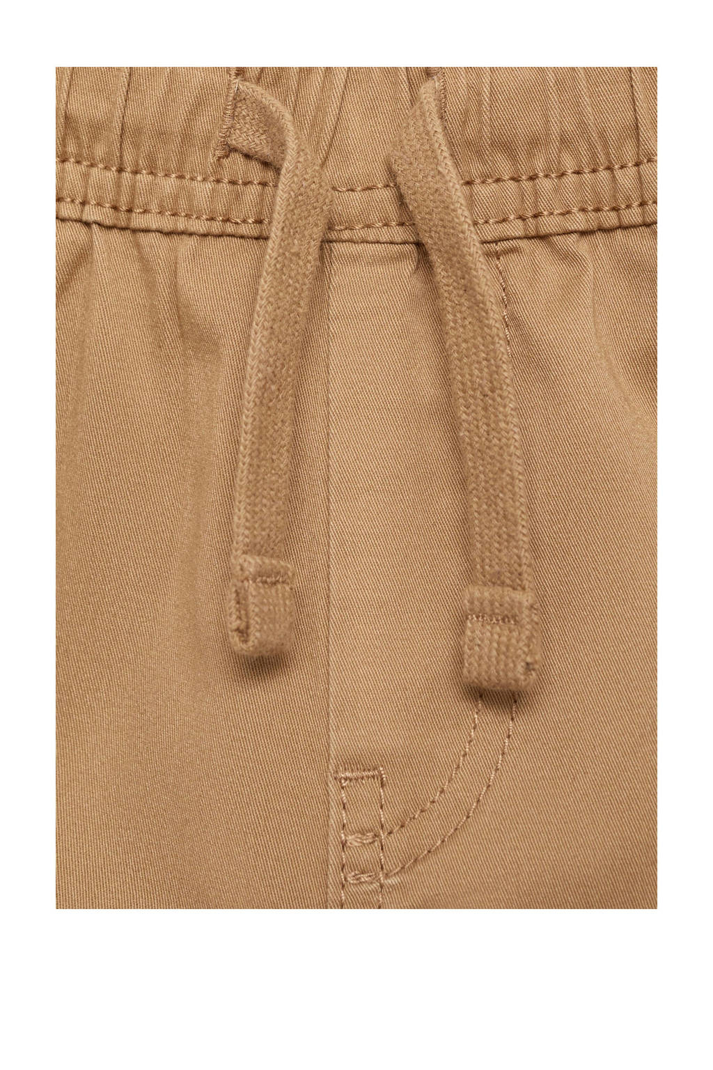 Mango Kids tapered cargo broek bruin