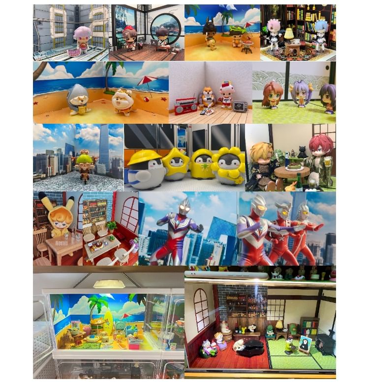 Ffeluro - Beach Action Figure Scene Display - Schaal 1/12