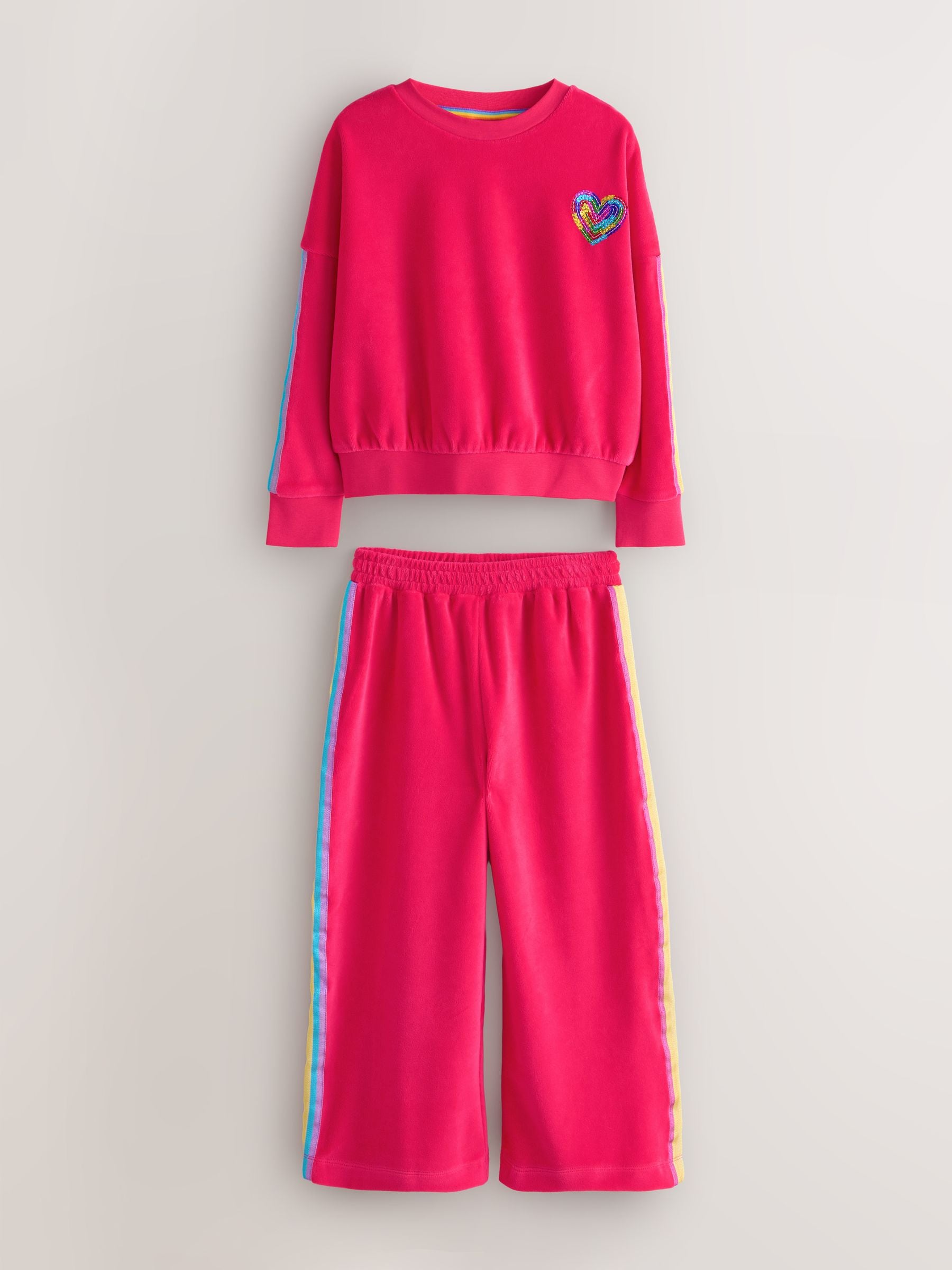 Little Bird by Jools Oliver 2 Piece Glitter Sweat & Jogger Set