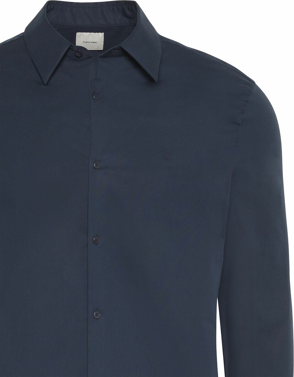 CALVIN KLEIN<br>Camisa de manga comprida de corte justo