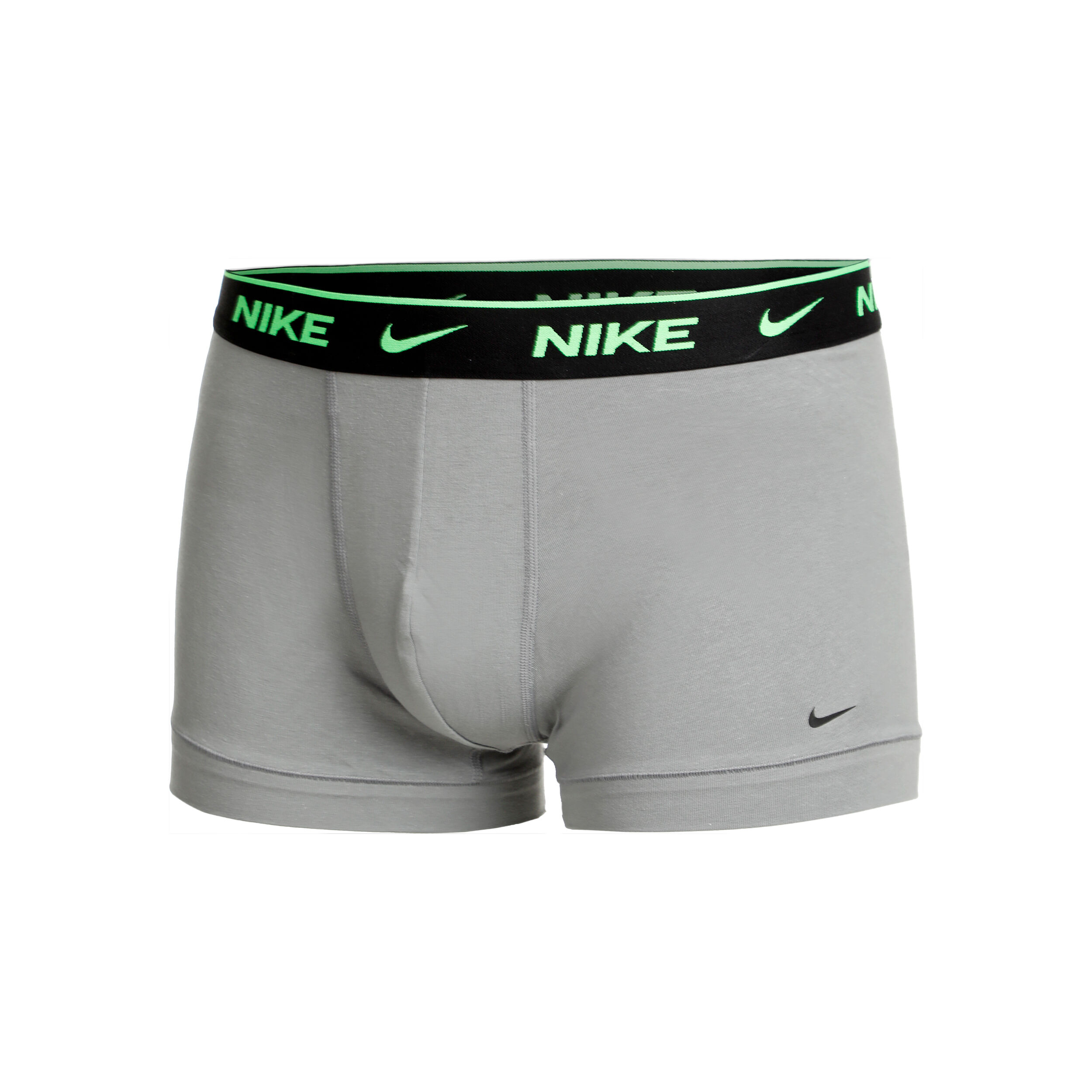 Nike Everyday Cotton Stretch Trunk Caleçon Pack De 3 Hommes - Gris , Vert Fluo