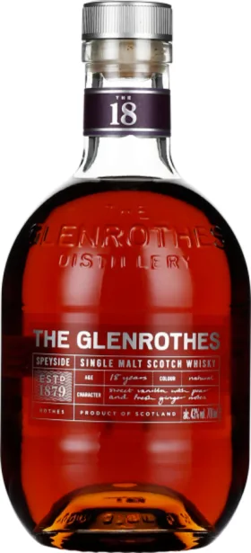 THE GLENROTHES 18 YEARS SINGLE MALT 70CL