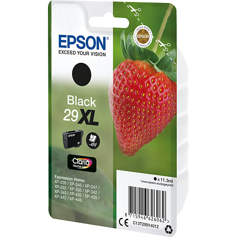 Epson 29 blæk XL- sort