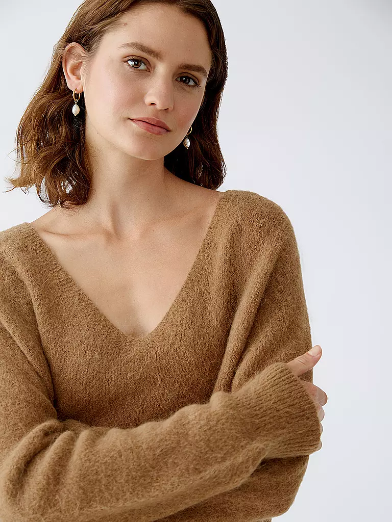 OUÍ Pullover camel