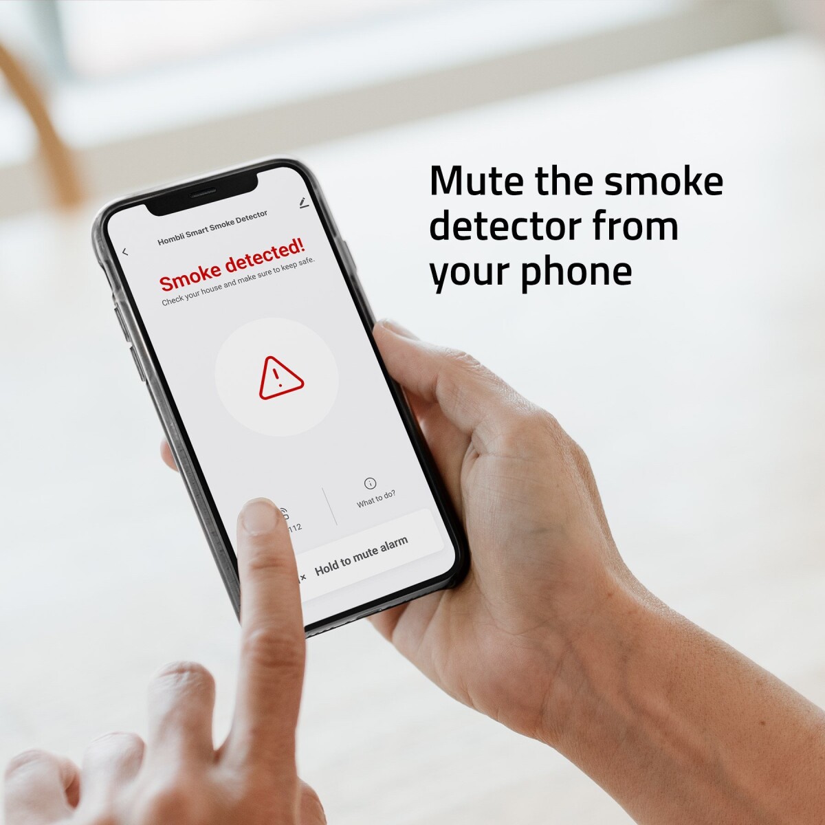 Hombli - Smart Home Røgalarm - Hvid