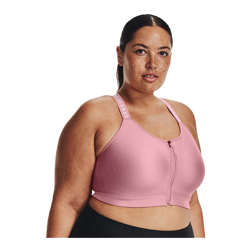 Under Armour UA INFINITY - Brassière Femme pink elixir/white