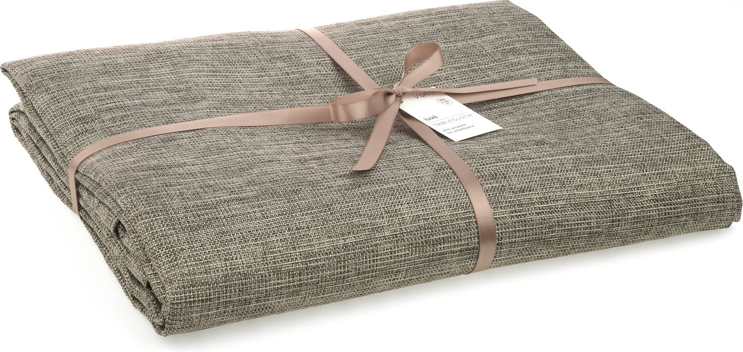 Vivant tafelkleed Luve antraciet 250 x 140 cm