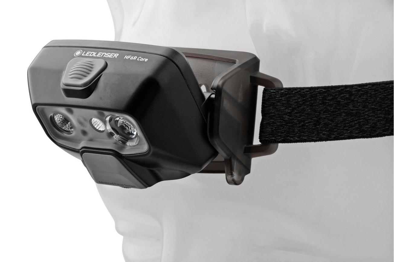 Ledlenser HF6R Core oplaadbare hoofdlamp, zwart, 800 lumen