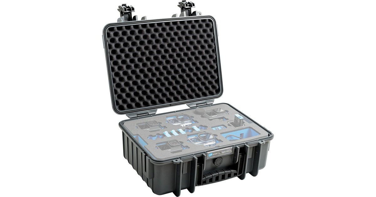 B&Woutdoor.case type 4000 GoPro9 koffer  (Grijs)