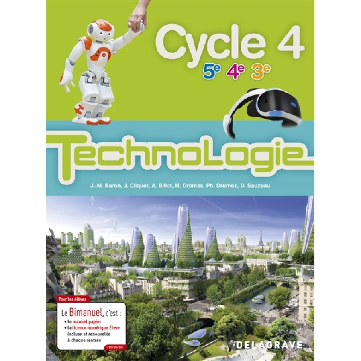 Technologie cycle 4, 5e, 4e, 3e : bimanuel élève · Occasion