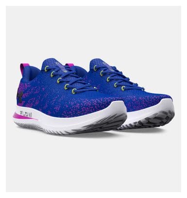 Chaussures de Running Under Armour Velociti 3 Bleu/Rose