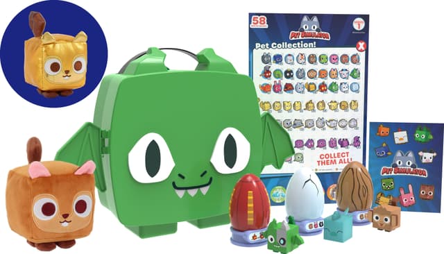 Pet Simulator Green Dragon Pack blødt legetøj