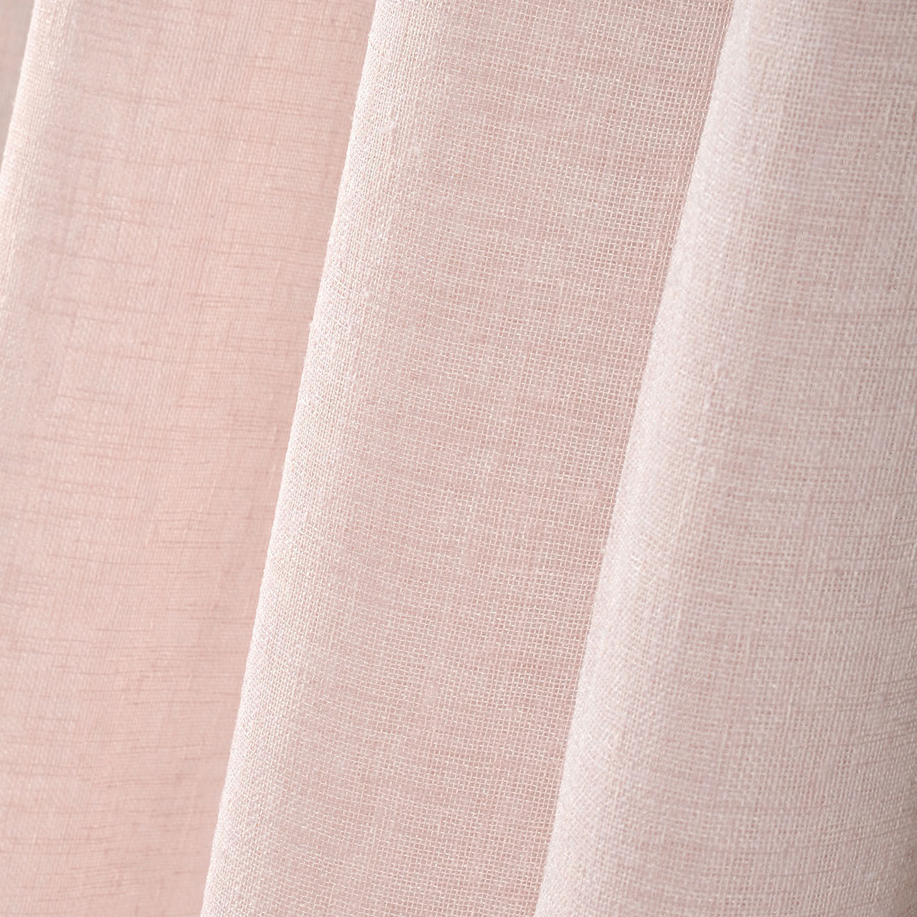 Stof Rideau voile Paloma rose - 140x260 cm